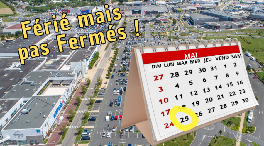Férié mais pas fermés !!