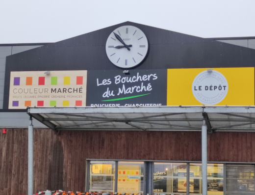 Les bouchers du marché